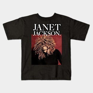 Janet Jackson 70s 80s Pop Music Kids T-Shirt